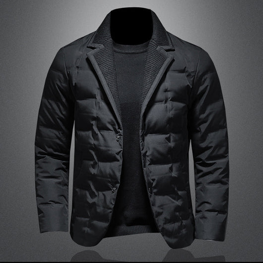 Chaqueta Acolchada de Plumón para Hombre - Abrigo Térmico Premium - Image 9