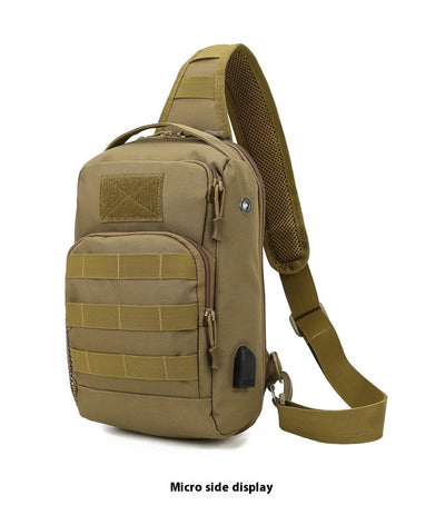 Bolsa Táctica Crossbody Camuflaje para Hombre - Gran Capacidad Multifuncional - Image 35