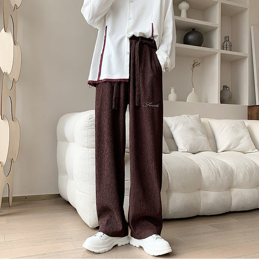 Pantalones Anchos Plisados Holgados - Image 33