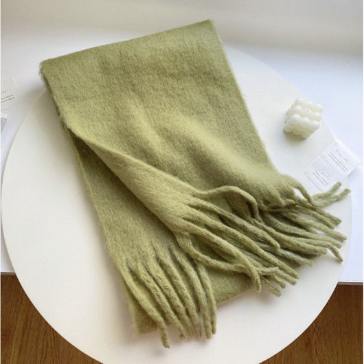 Bufanda Mohair Gruesa y Esponjosa - Abrigo Cálido de Lujo para Mujer - Image 16