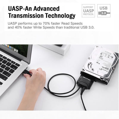 Cable Adaptador USB a SATA - Conecta Cualquier Disco Duro al Instante - Image 5