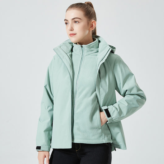 Chaqueta de Montaña 3 en 1 Desmontable Impermeable Unisex - Image 5