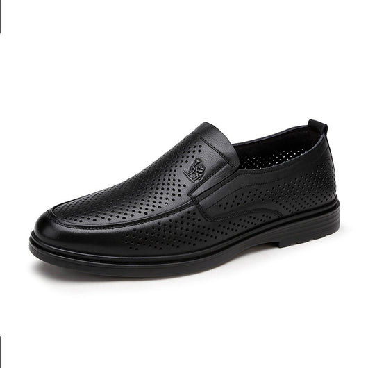 Zapatos de Cuero de Camello Transpirables para Hombre - Image 3