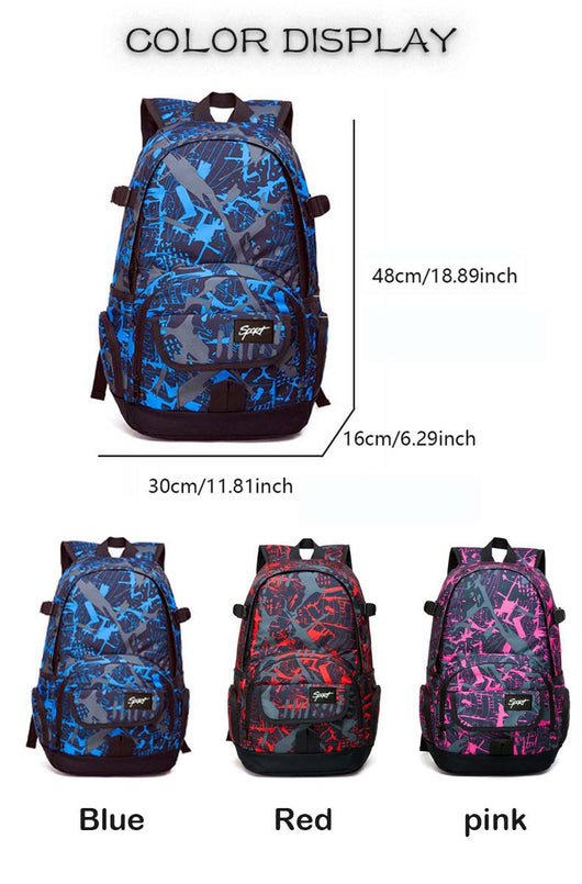 Mochila de Nylon Clásica de Gran Capacidad para Viajes y Escuela - Image 15