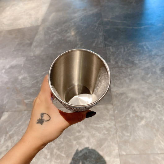 Taza Térmica de Acero Inoxidable con Diamantes - Vaso Premium Multifuncional para Oficina - Image 2