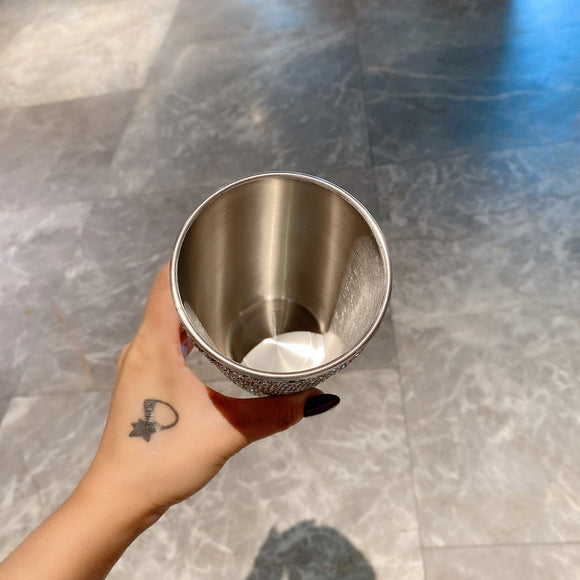 Taza Térmica de Acero Inoxidable con Diamantes - Vaso Premium Multifuncional para Oficina