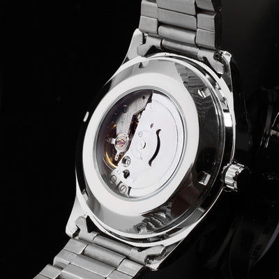 Reloj Mecánico Automático para Hombre con Correa de Acero Hueca - Image 5