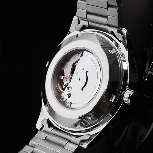 Reloj Mecánico Automático para Hombre con Correa de Acero Hueca - Image 5