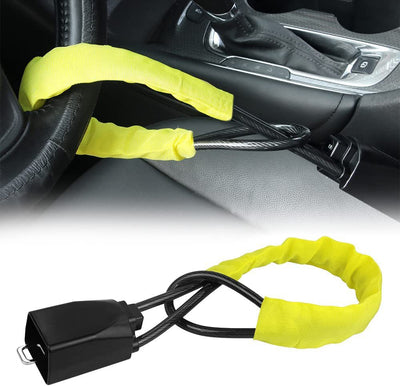 Candado Antirrobo de Acero para Volante con Cable de Seguridad - Image 12