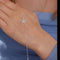 Pulsera de Plata 925 Copo de Nieve con Piedra de Circón Blanco