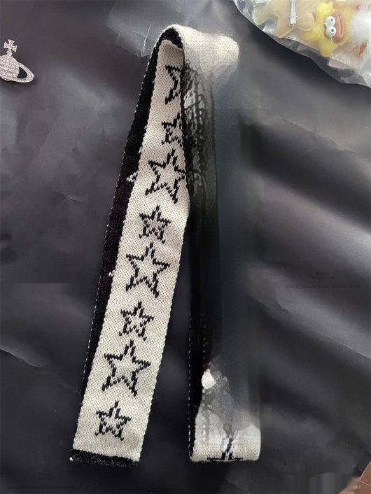 Bufanda Tejida con Estrellas para Otoño e Invierno - Image 17