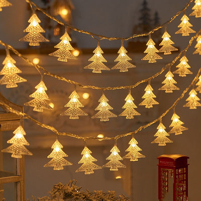 Guirnalda Luminosa Navideña con Renos y Copos de Nieve LED - Image 12