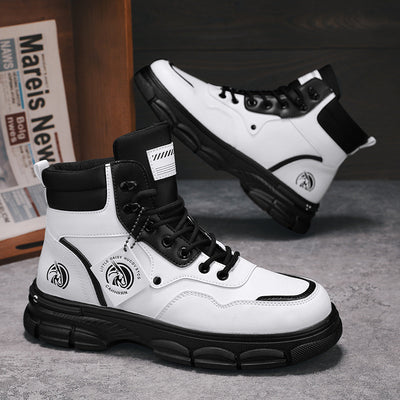 Botas Martin Altas Estilo Británico Casual para Hombre - Image 3