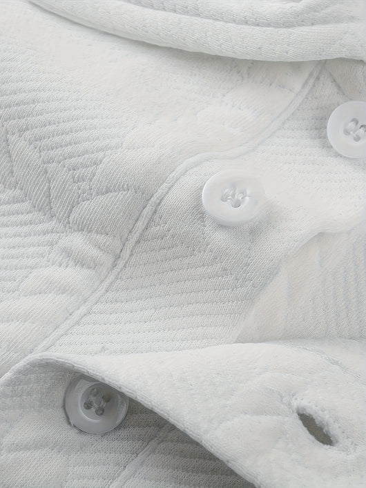 Polo Manga Larga Clásico con Solapa y Botones para Hombre - Image 16