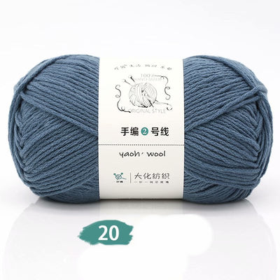 Lana Tejida a Mano Grosor Medio - Kit DIY con Aguja para Bufanda, Gorro y Abrigo - Image 65
