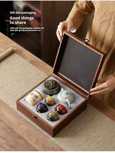 Juego de Té Porcelana Fina - Regalo Corporativo y Cultural - Image 9