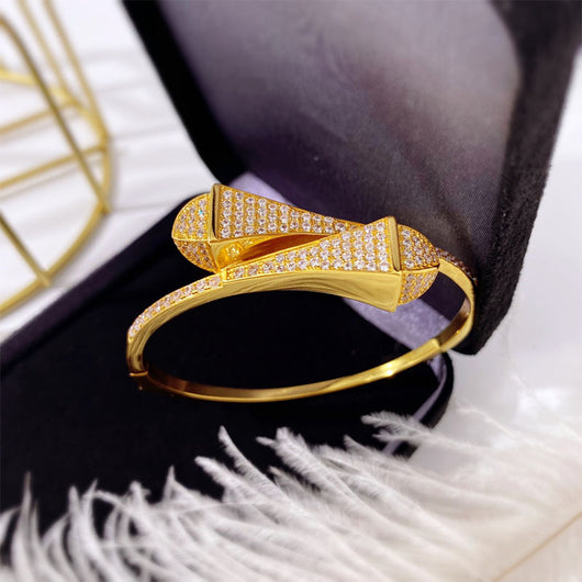Pulsera Doble Pagoda con Diamantes para Mujer - Image 8