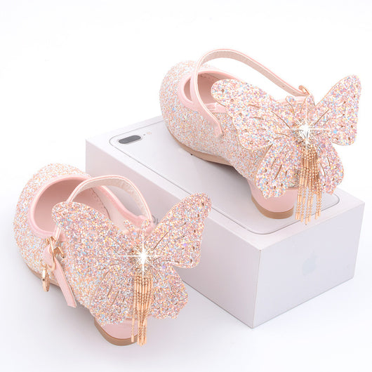 Tacones Altos Brillantes con Lentejuelas para Mujer - Image 3