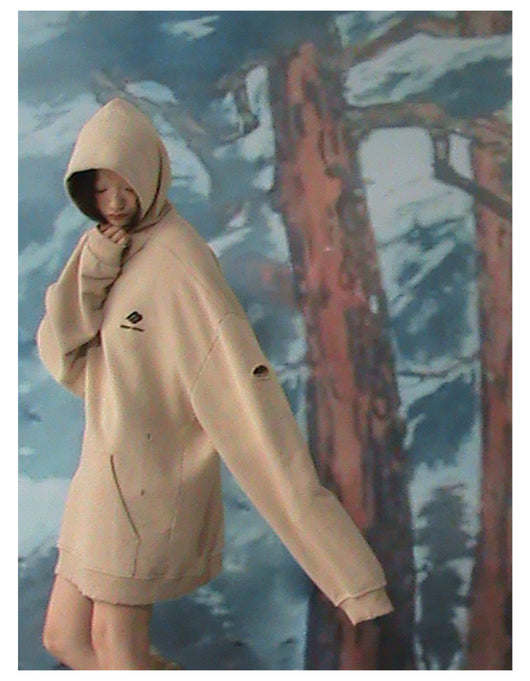 Sudadera Oversize Cómoda y Desgarrada - Estilo Relajado - Image 8