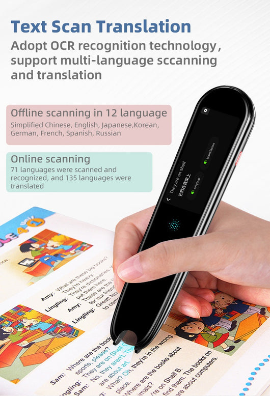 Bolígrafo Lector Multiidioma X2 con Traducción de Voz Offline - Image 32