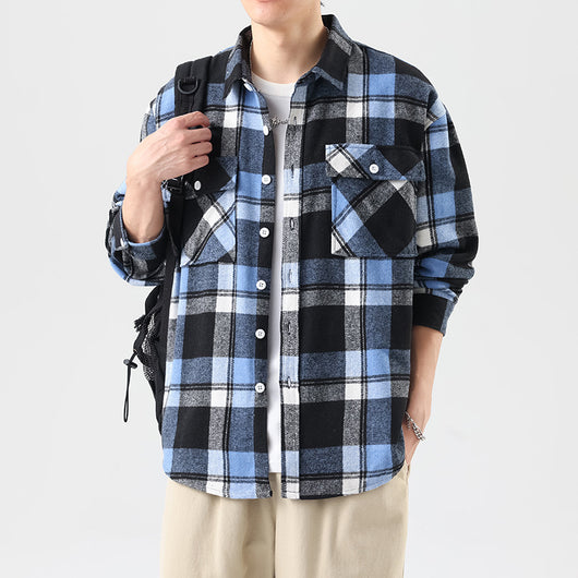 Camisa de Cuadros Manga Larga para Hombre - Image 4