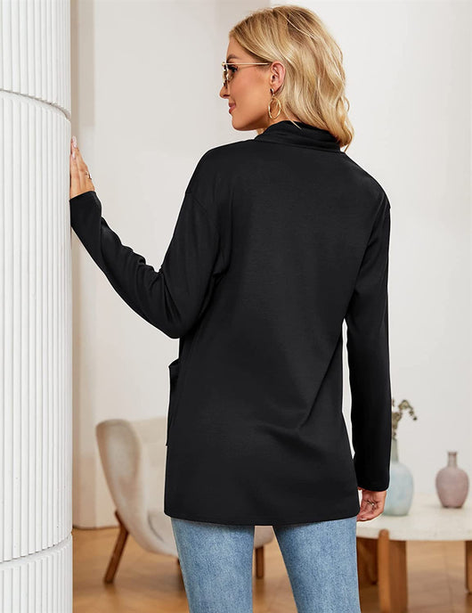 Cardigan Suelto Casual para Mujer con Bolsillos - Image 16