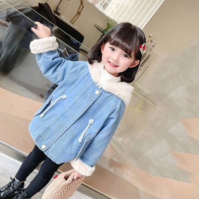 Chaqueta Denim para Niña con Forro de Terciopelo - Abrigo Térmico - Image 16