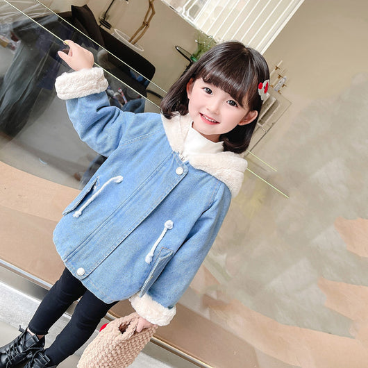 Chaqueta Denim para Niña con Forro de Terciopelo - Abrigo Térmico - Image 16
