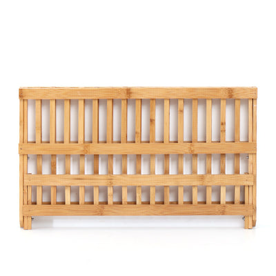Escurridor de Platos Doble de Bambú con Ventilación - Image 14