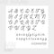 Personalized 316L Stainless Steel English Letter Name Foot Chain NN