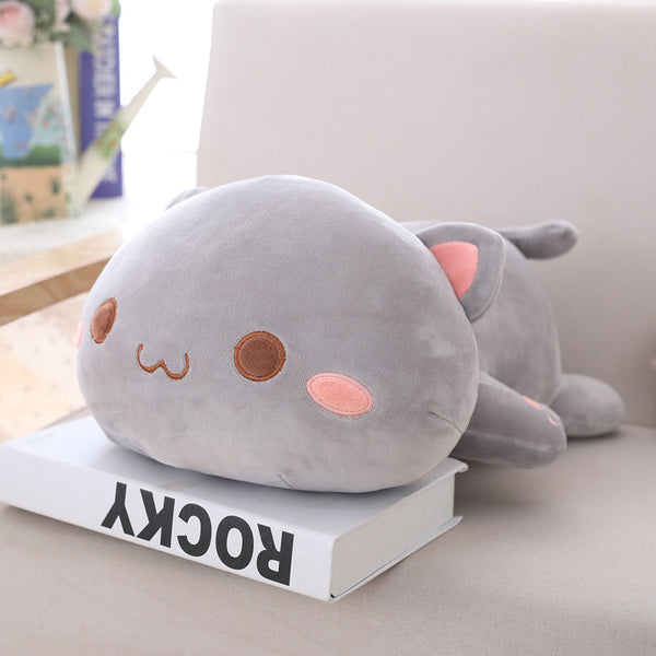 Gatito Acostado de Peluche Suave - Image 15