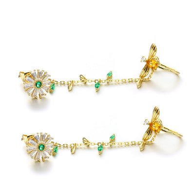 Aretes de Abeja y Margarita - Image 2