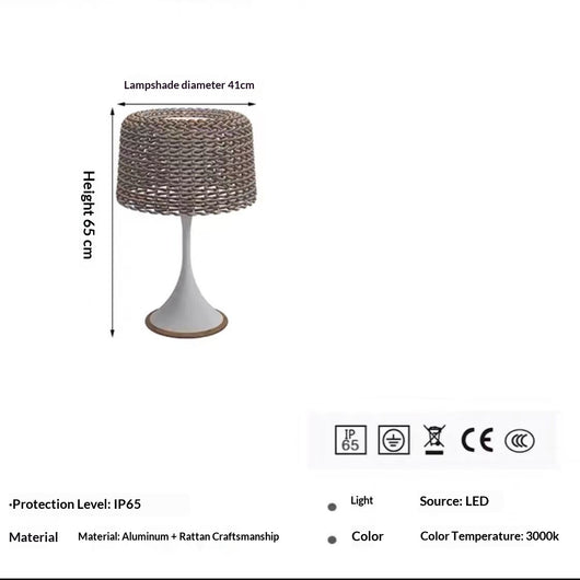 Lámpara de Piso LED Inteligente para Jardín y Terraza Impermeable - Image 12