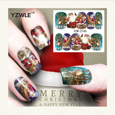 Stickers de Uñas Navideños: Reno, Copo de Nieve y Muñeco de Nieve - Image 17