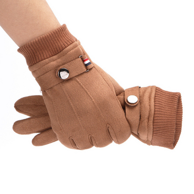 Guantes de Invierno en Gamuza para Hombre