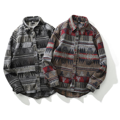 Chaqueta de Lana Escocesa Cálida para Hombre - Manga Larga - Image 8