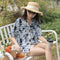 Blusa Suelta de Chifón para Verano con Protección Solar