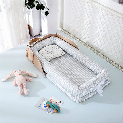 Cuna Portátil Plegable de Algodón para Bebé - Image 18