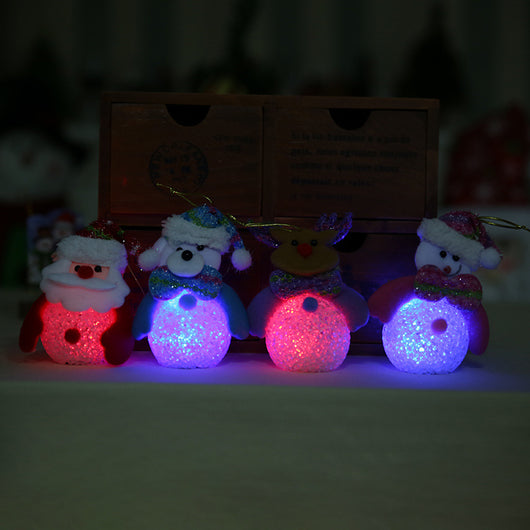 Linterna Navideña Luminosa con Personajes Festivos - Santa, Muñeco de Nieve, Oso y Reno - Image 3