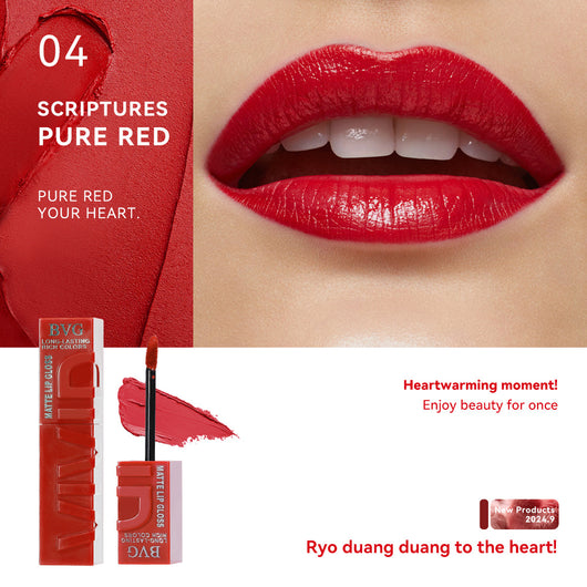 Set de Lacas de Labios Mate Larga Duración - Fórmula Antidesvanecimiento - Image 8
