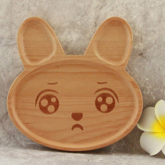 Plato Infantil de Cerámica con Diseño de Conejito Adorable - Image 3