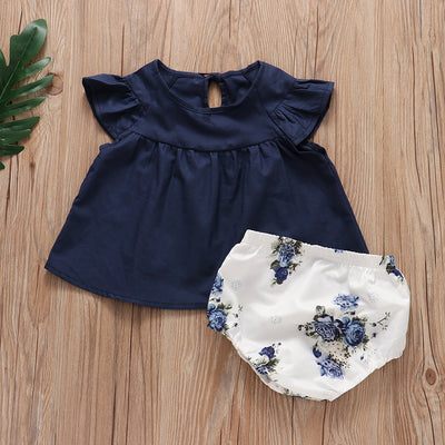 Conjunto Falda Plisada + Shorts Florales - Image 14