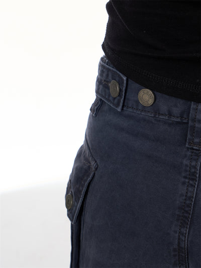 Overol Vintage Desgastado con Bolsillos Grandes - Image 24