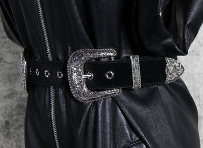 Jumpsuit de PU con Cintura Ajustada - Image 4