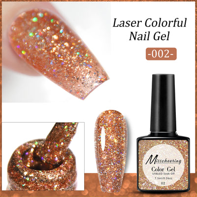 Esmalte de Uñas UV Láser con Lentejuelas Diamante Brillante - Image 7