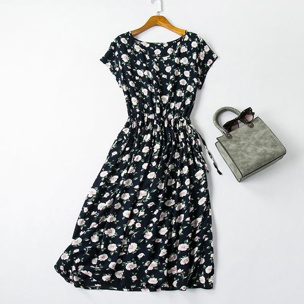 Vestido de Algodón y Seda - Image 3