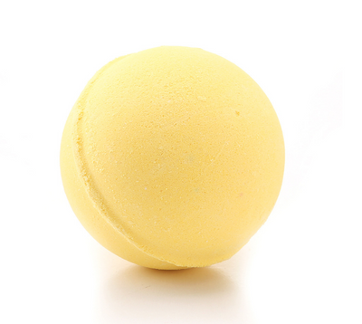 A single, round, light green bath bomb with a slightly textured surface, ready for a relaxing bath. - Image 11
