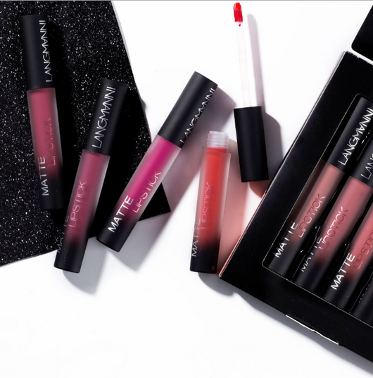 Set de Labiales Mate Aterciopelados Resistentes al Agua de Larga Duración - Image 4