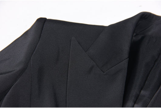 Blazer Ejecutivo para Mujer con Detalles de Diamantes y Efecto Reductor - Image 13