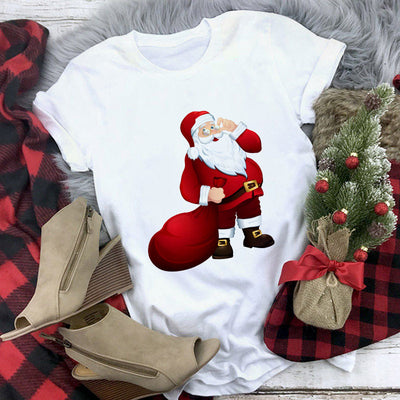 Playera Navideña Estampado Santa Claus - Diseño Casual Unisex - Image 15